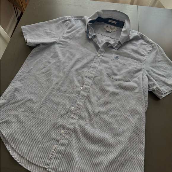 Original Penguin Men's Light Blue Casual Shirt - Picture 1 of 5